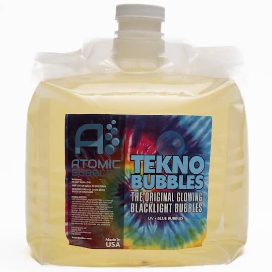 Atomic Bubbles 128oz. Blue Tekno Bubbles Smart Pouch Refill